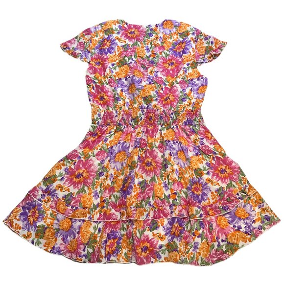 EUC PrettyGarden Women’s Colorful Floral Dress Size XXL - Picture 6 of 10
